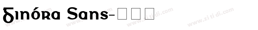 Ginóra Sans字体转换